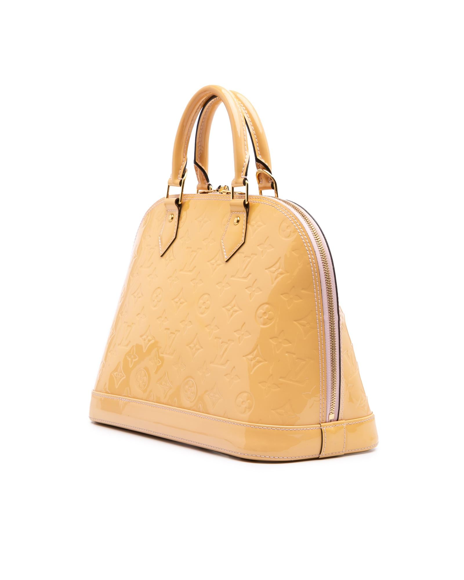 Alma BB Handbag in Patent Leather - Stylish & Durable Crossbody Bag for Women | Perfect for Work, Travel & Evening Out