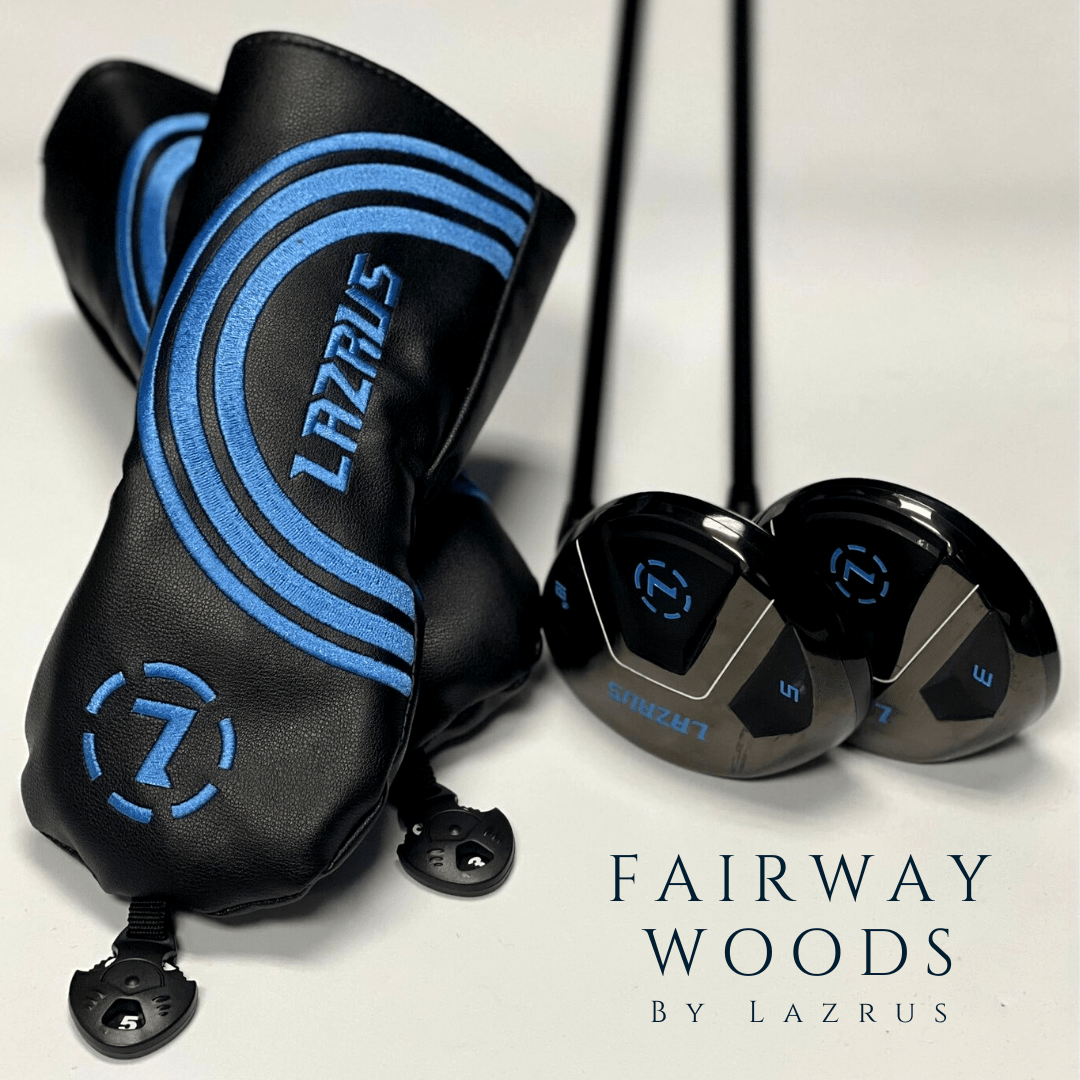 Lazrus Golf Driver & Fairway Wood Set - Premium Golf Clubs for Men & Women - Perfect for Driving Range & Course Play
