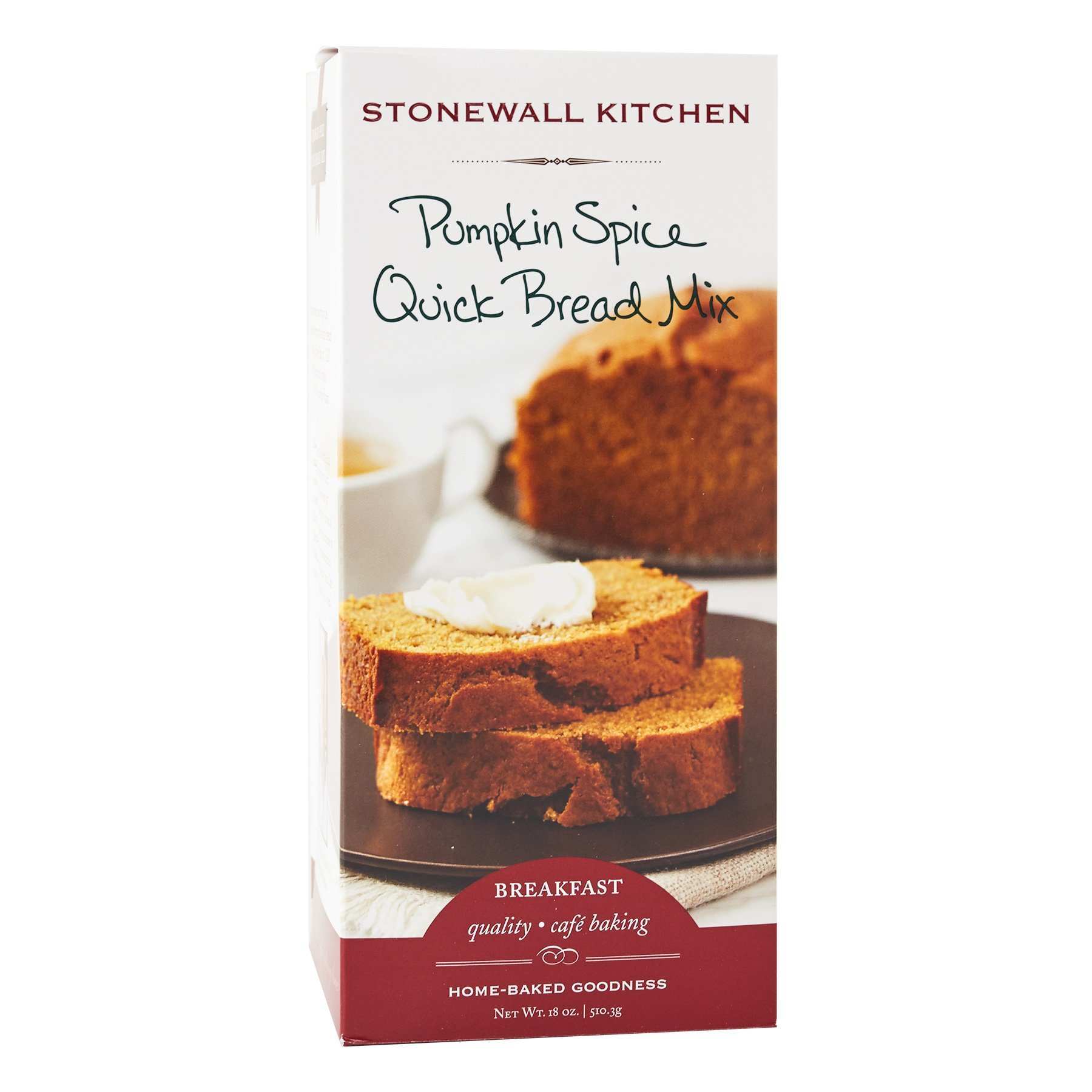 Stonewall Kitchen Pumpkin Spice Quick Bread Mix - 18oz Box | Easy Homemade Fall Dessert & Holiday Baking Mix for Muffins, Loaves & Coffee Cake | Perfect for Thanksgiving, Christmas & Autumn Gatherings