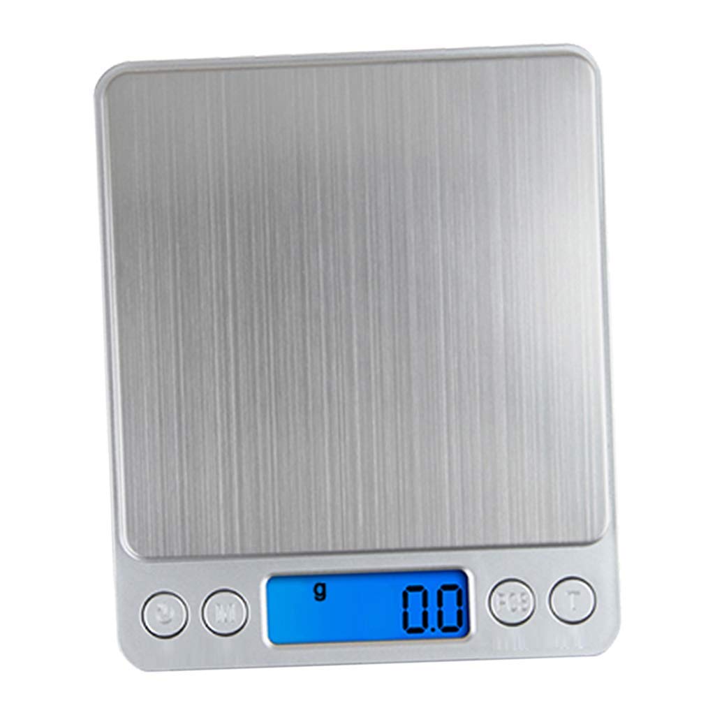 2000g Digital Kitchen Scale - Precise Food & Jewelry Weight Scale with LCD Display for Baking, Cooking, and Jewelry Making