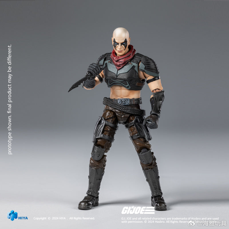 PRE ORDER - 1/18 Scale HIYA 4-Inch G.I.Joe Zardan Action Figure - Exquisite Mini Collectible Series for Display & Play | Perfect for Collectors & Toy Enthusiasts