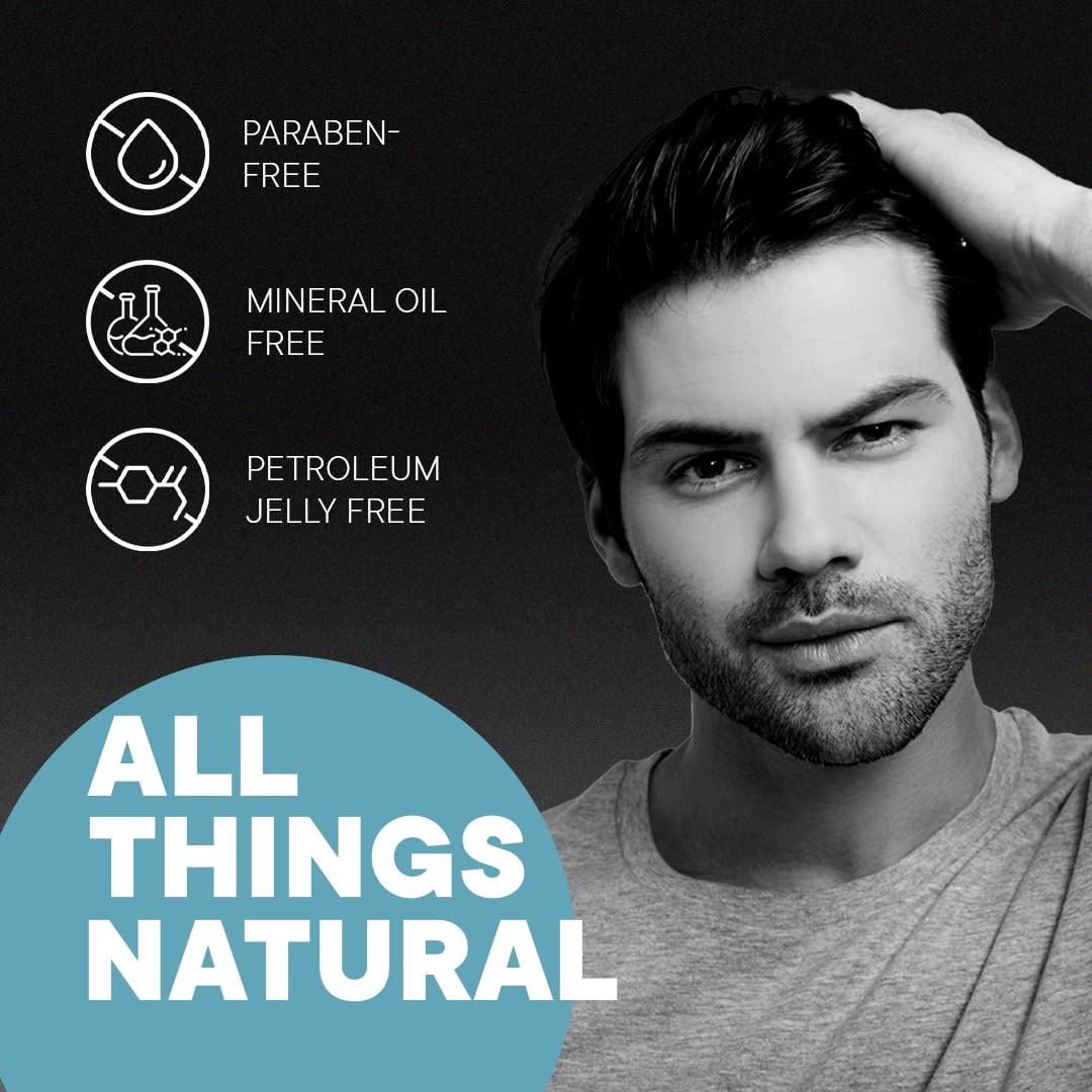 Men's Daily Hair Cream with 7 Oils - Hair Fall Control, Dandruff Prevention & Keratin Restoration - Nourishing Treatment for Thicker, Healthier Hair - Perfect for Daily Use at Home or Salon