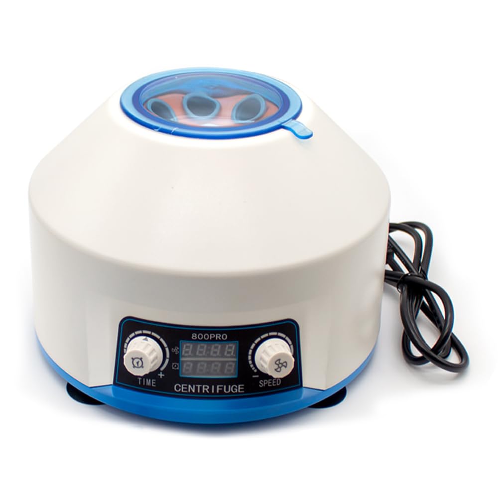 110V Digital Display Low Speed Centrifuge Machine - 15MLx6 High Capacity Lab Centrifuge for PRP, Serum Separation | Ideal for Medical Laboratories, Blood Sample Processing & Clinical Research