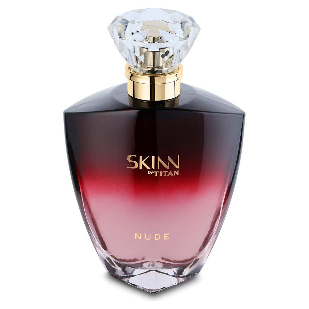 Titan Skinn Nude Long Lasting Floral Perfume for Women - 100ml Eau de Parfum Spray | Premium Fragrance Gift Set | Perfect for Everyday Wear, Date Nights & Special Occasions