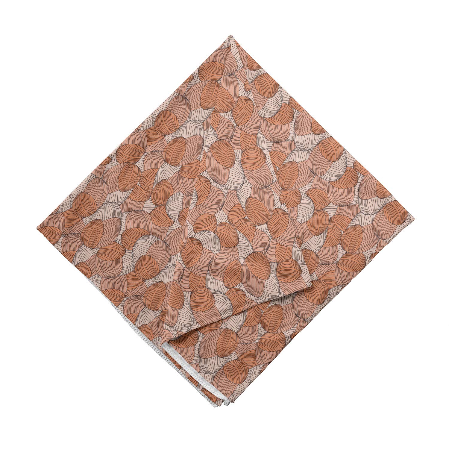 Ambesonne Abstract Bandana Scarf - Pastel Doodle Wave Pattern Unisex Head Neck Wrap for Men Women - Perfect for Outdoor Activities, Music Festivals & Fashion Accessories