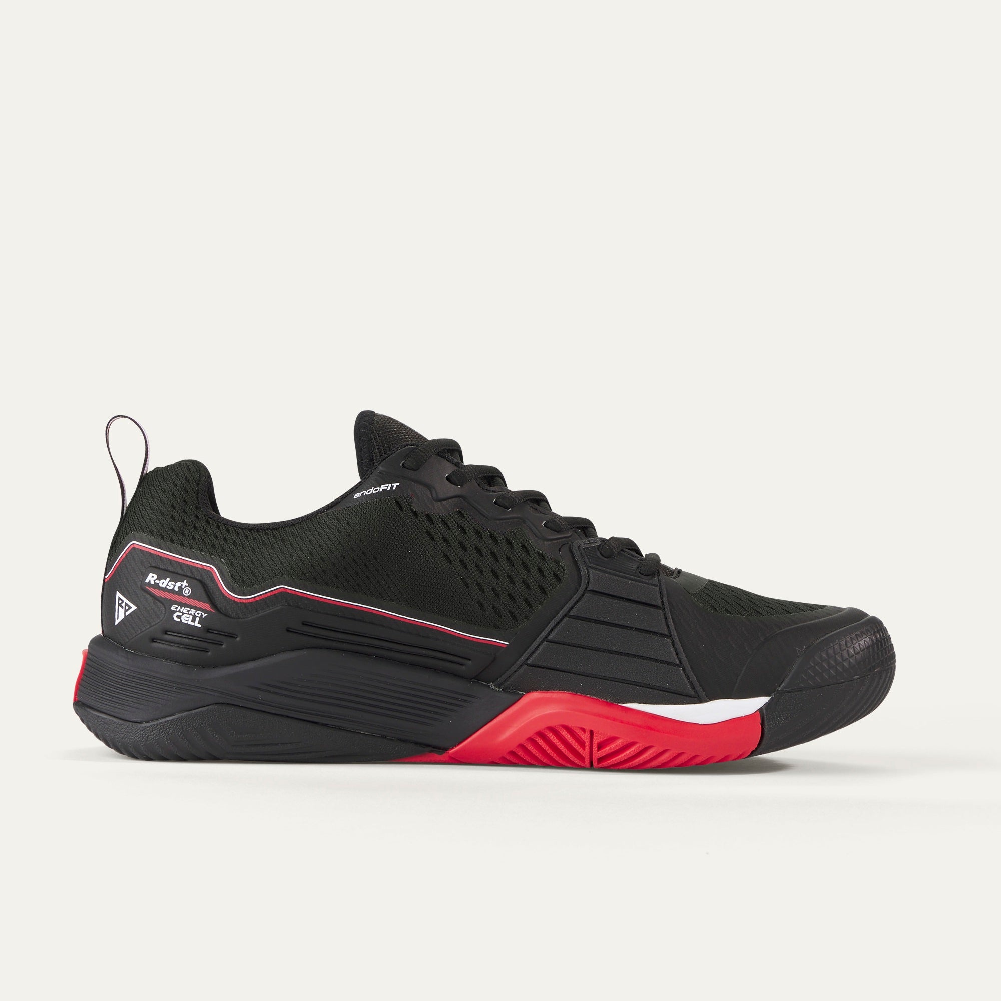 Wilson Rush Pro 4.5 Men's Tennis Shoes - Black/Red/White | High-Performance Court Shoes for Competitive Play & Training