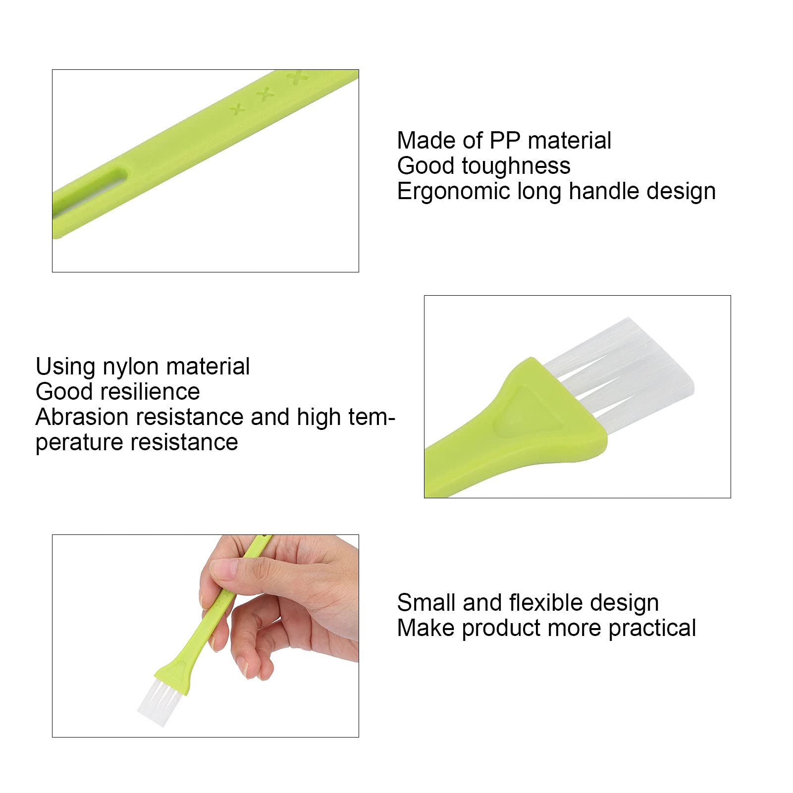 6-Pack Electric Shaver Cleaning Brushes - Small Trimmer Gap Dustpan Cleaner with Mini Nylon Bristles for Electric Razor Maintenance | Perfect for Travel, Home & Salon Use