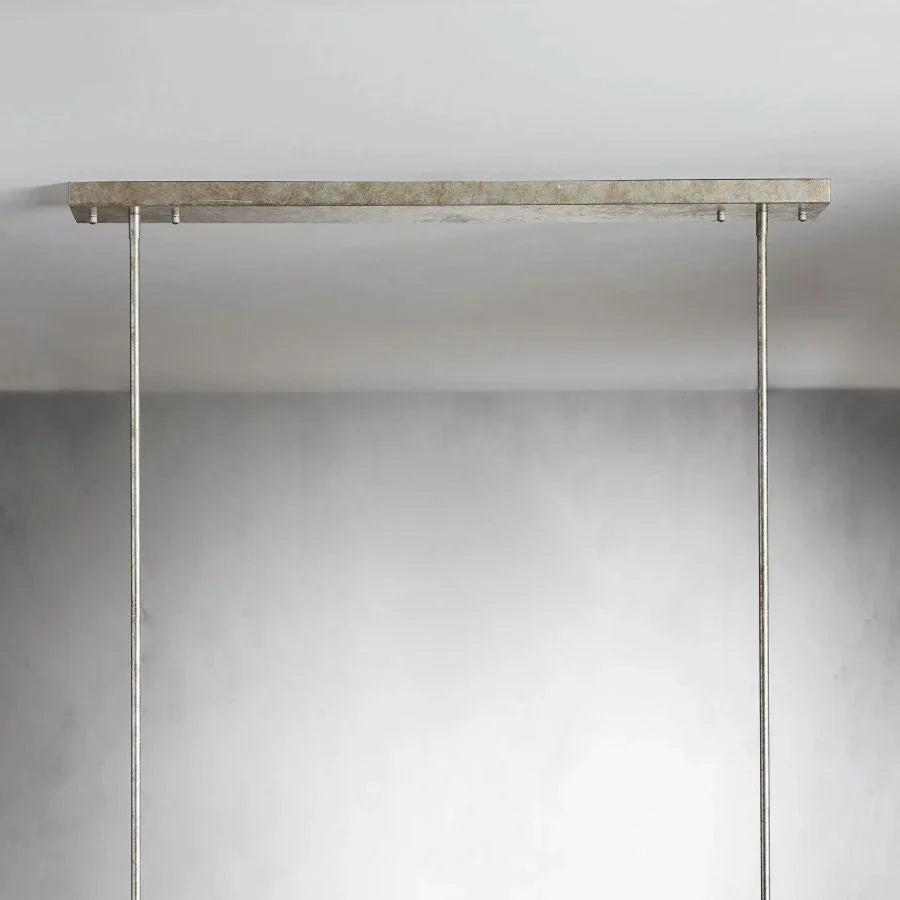 Eden Rectangular Chandelier - Modern Crystal Ceiling Light Fixture for Dining Room, Living Room & Bedroom | Elegant Home Decor Lighting