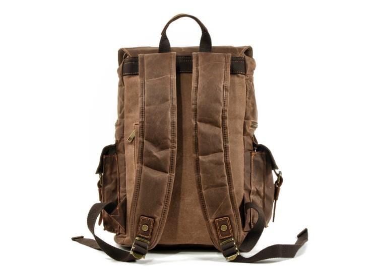 Durable Canvas Backpack for Men - Stylish & Water-Resistant Laptop Bag for Work, Travel & College - Perfect for Commuters & Students