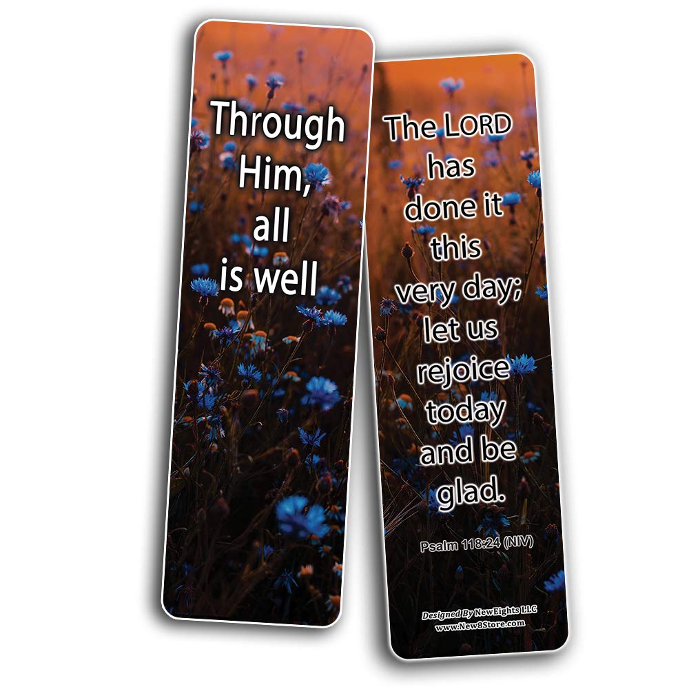 NewEights Living Your Purpose Bible Verses (30-Pack) - Inspirational Scripture Cards for VBS, Sunday School, Easter, Baptism, Thanksgiving & Christmas - Perfect for Worship, Bible Study & Gift Giving