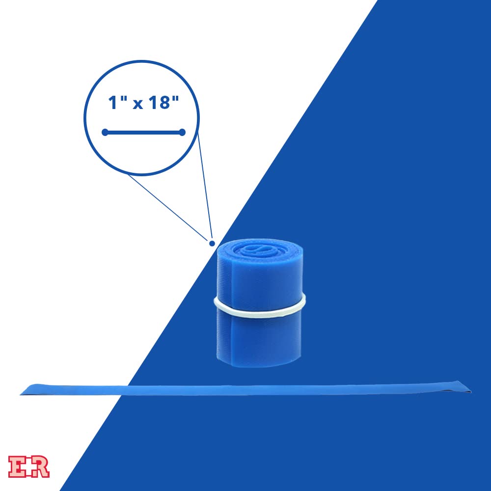 Latex-Free Tourniquet for Medical Emergency & First Aid - Disposable Elastic Band for Blood Draw, IV Insertion & Trauma Care