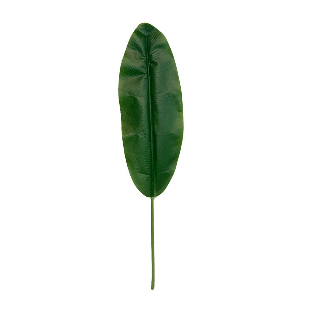 Artificial Banana Leaf Stem 60cm - Realistic Faux Tropical Plant for Home Decor, Wedding, Party & Event Decoration - Perfect for Indoor and Outdoor Use