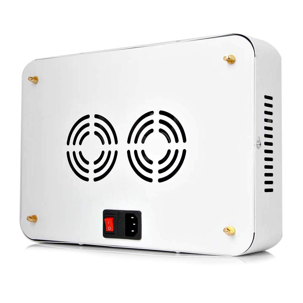 600W Full Spectrum LED Grow Light for Indoor Plants - Dual Chip 380-730nm Plant Growing Lamp with Hanging Kit - Ideal for Hydroponics, Greenhouse, Seedlings, Vegetables & Flower Growth