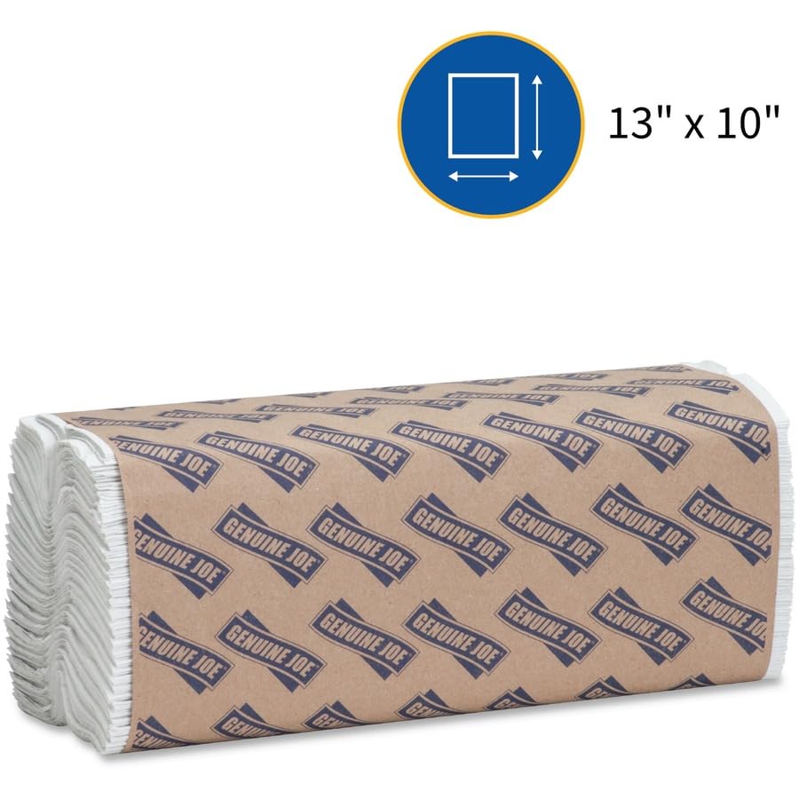 Genuine Joe C-Fold Hand Towels - 1-Ply, 10.25