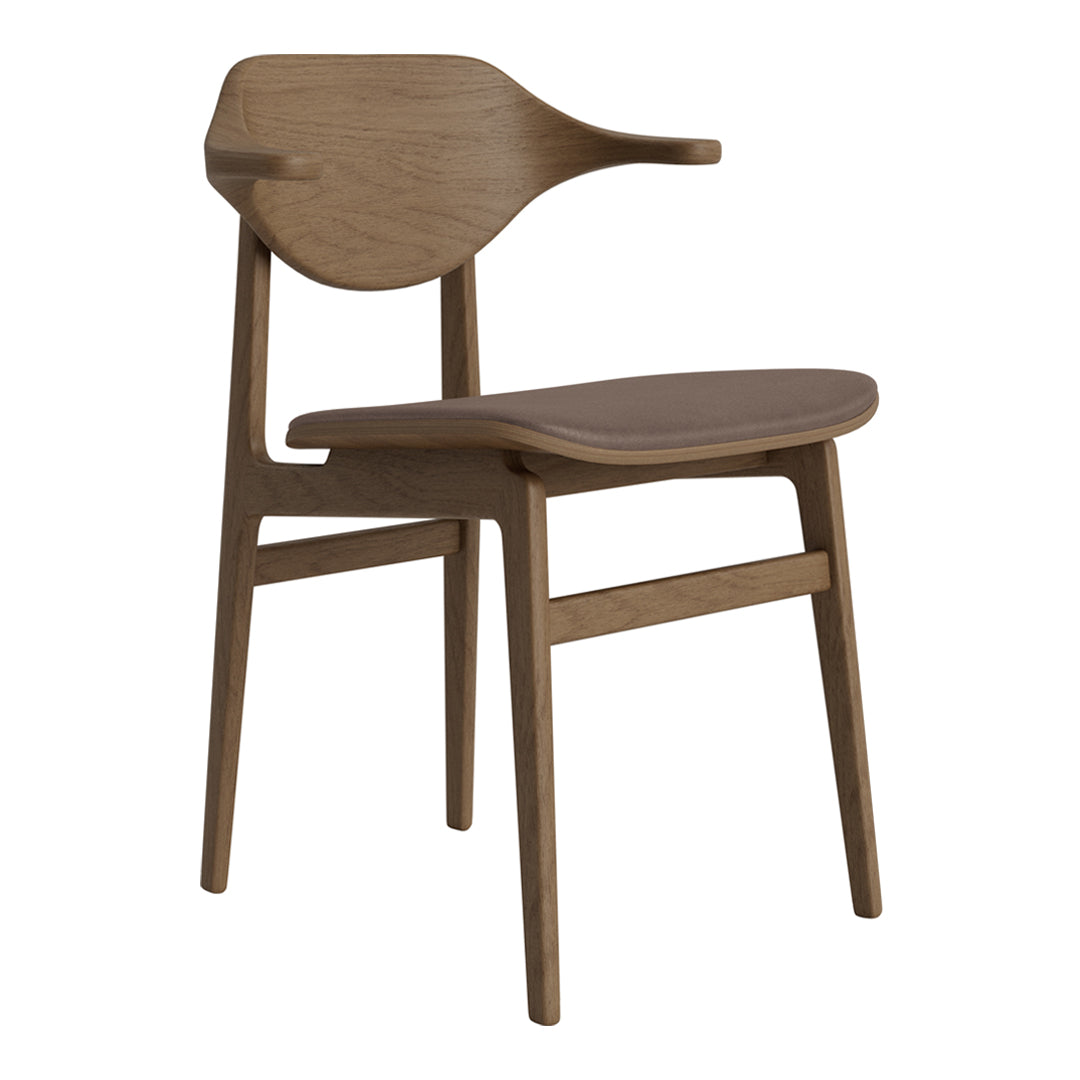 Bufala Dining Chair - Upholstered Seat for Kitchen, Dining Room & Office - Comfortable Modern Furniture for Home & Restaurant Use
