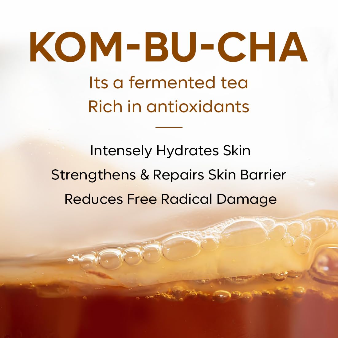 mCaffeine Kombucha Hydrating Face Cleanser with Hyaluronic Acid | Gentle Foaming Cleanser for Dry & Sensitive Skin | Oil-Free, Antioxidant-Rich Facial Wash | Deep Cleansing & Moisturizing for Women & Men | Perfect for Daily Skincare Routine & Travel | 100ml