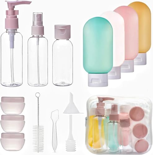 12pcs 100ml Toiletries Bottles