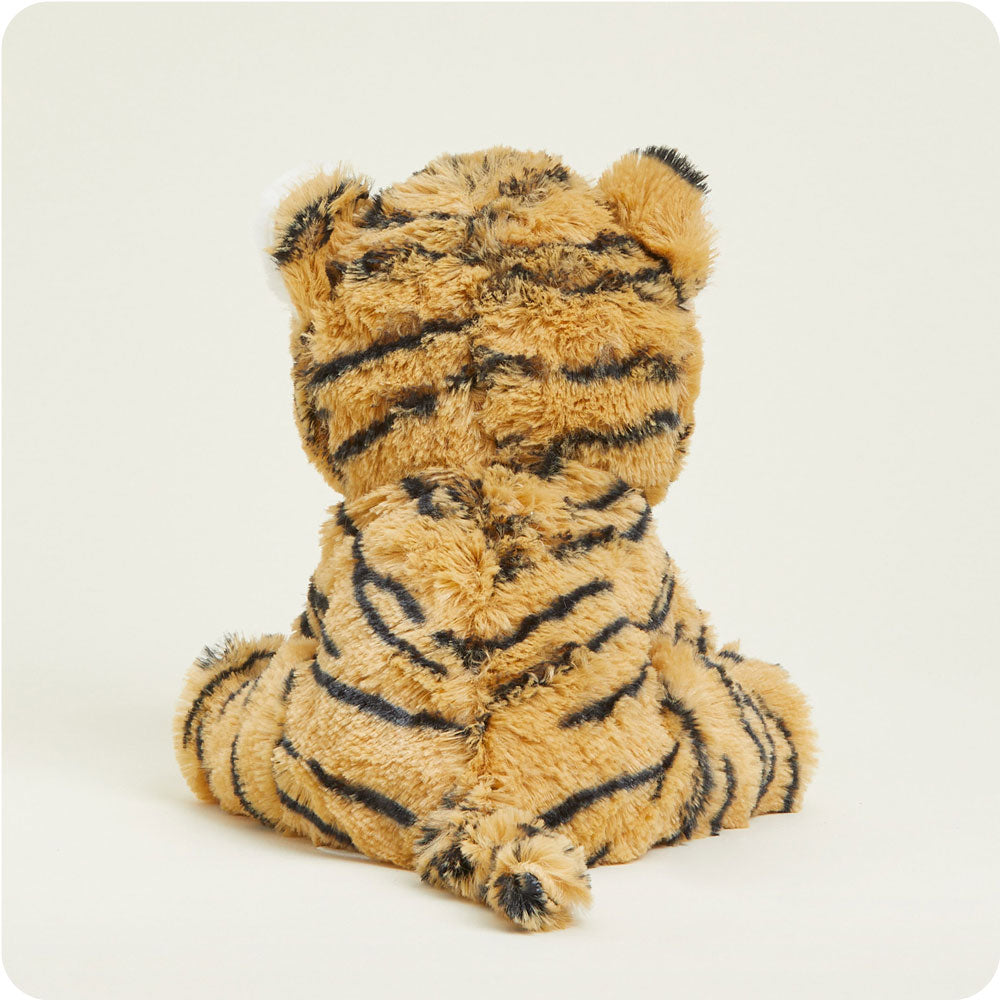 Weighted Heated Tiger Stuffed Animal - Warmies Plush Toy for Stress Relief & Comfort | Perfect for Anxiety Relief, Kids' Bedtime, and Cold Weather Warmth