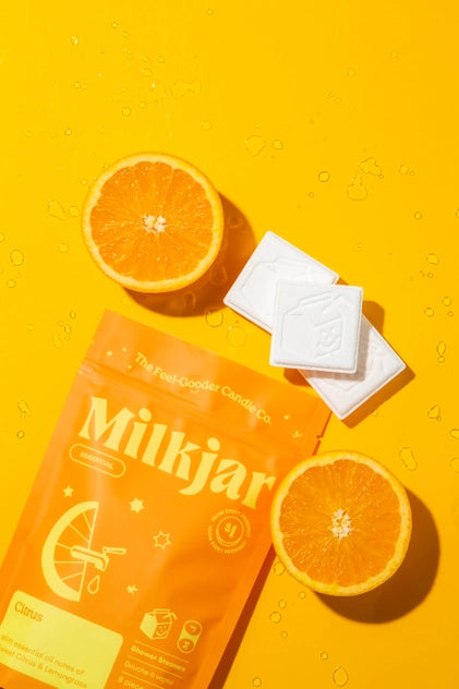 Citrus Essential Oil Shower Steamers - Aromatherapy for Relaxation & Stress Relief - Perfect for Bathroom Spa & Self-Care Moments