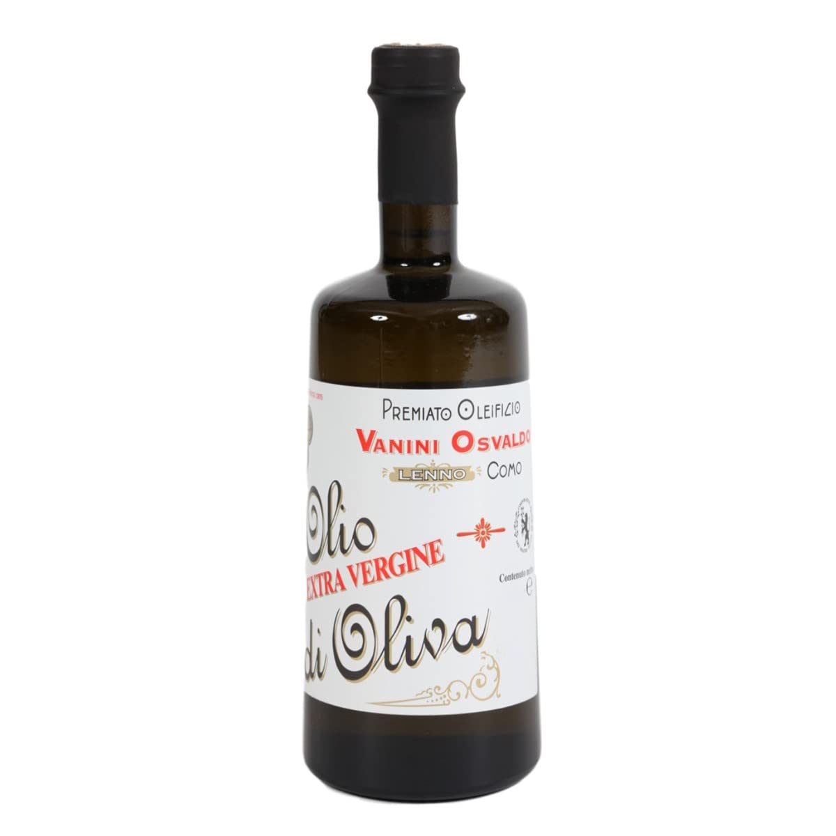 Premiato Oleificio Vanini Osvaldo - Premium Italian Extra Virgin Olive Oil from Como - 8.45 Fl Oz (6-Pack) - Ideal for Salads, Cooking & Gourmet Gifts