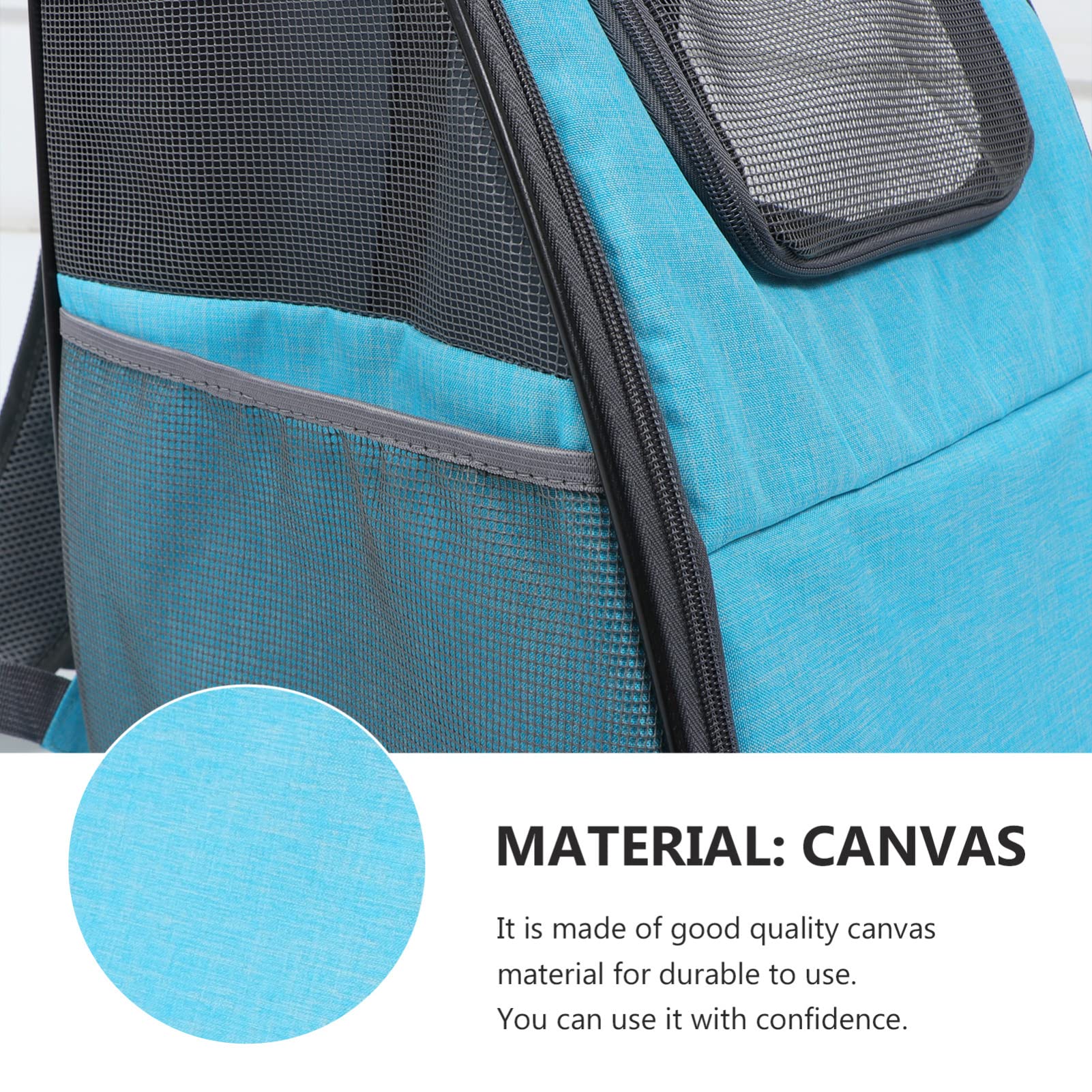BESPORTBLE Foldable Cat & Dog Backpack Carrier - Ventilated Pet Travel Backpack for Hiking, Airplane, Outdoor Adventures