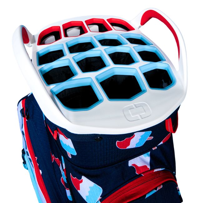 Ogio Woode Cart Golf Bag 2025 - Premium Golf Stand Bag with 14-Way Divider, Lightweight & Durable - Perfect for Golf Courses, Driving Range & Tournaments