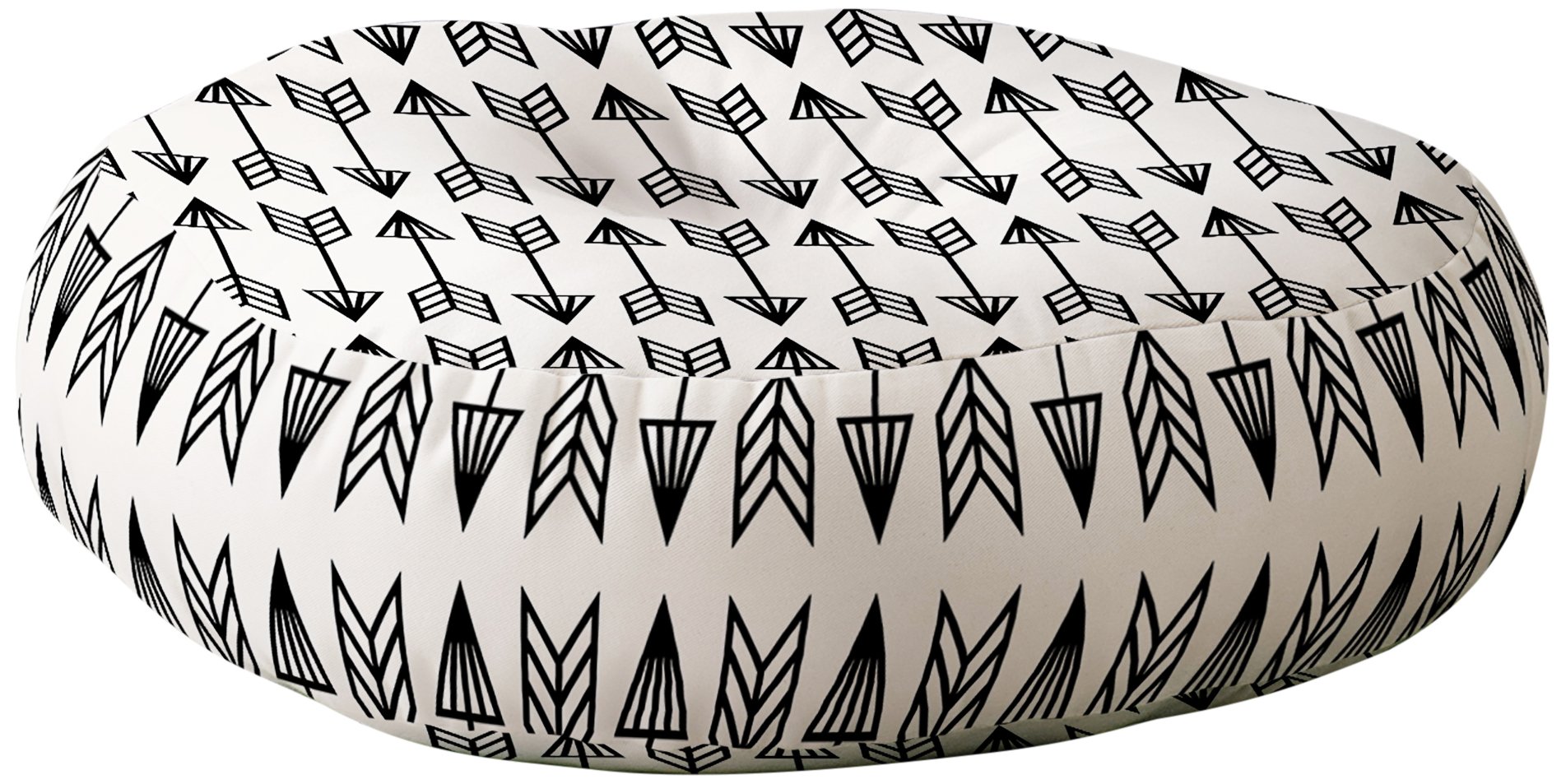 Deny Designs Holli Zollinger Arrows Floor Pillow - Boho Chic Decorative Floor Cushion for Living Room, Bedroom, Nursery & Outdoor Use