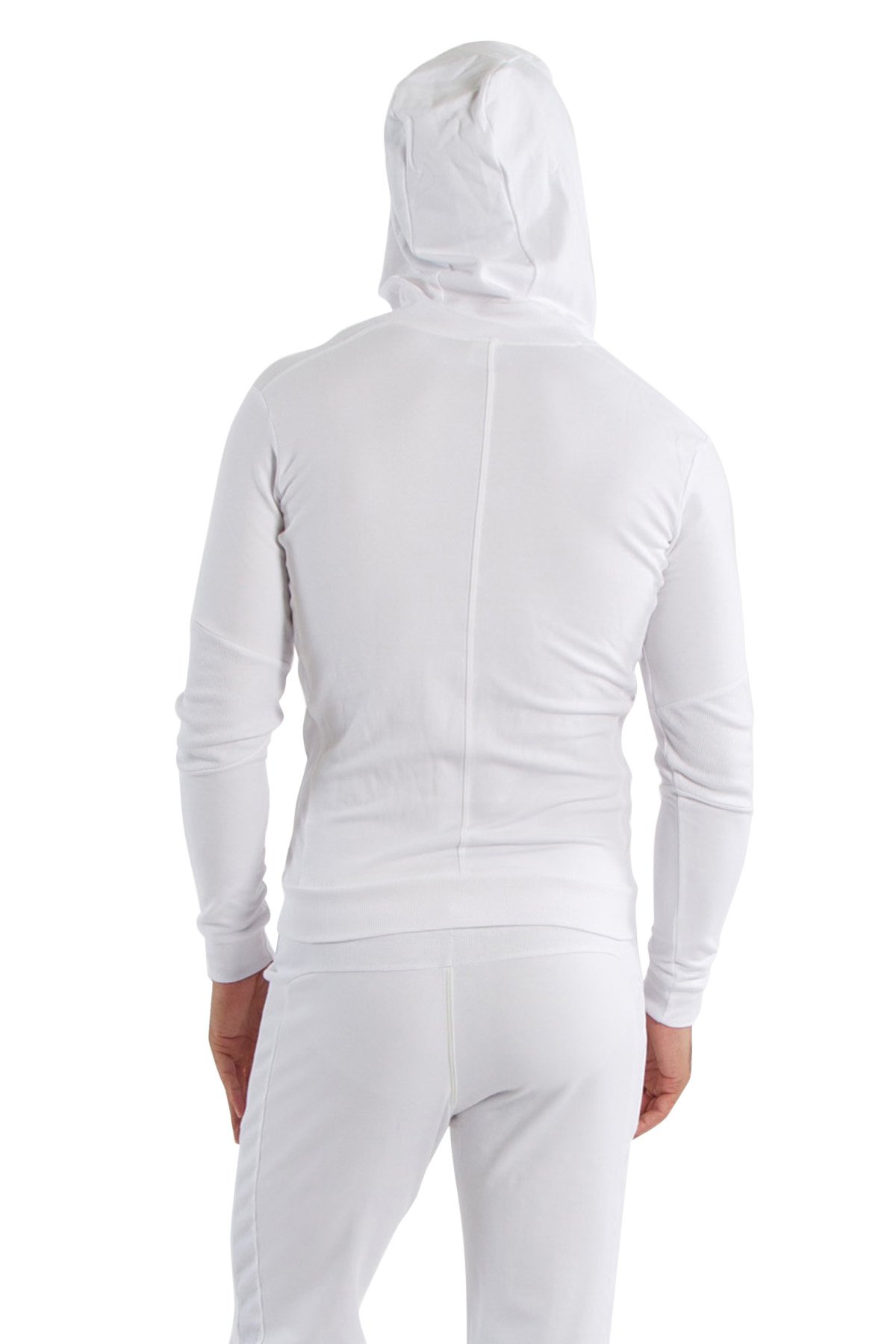 4th Men's Crossover Transition Hoodie - Modal French Terry Workout Hoodie for Yoga, Gym & Running | Made in USA | Stretch Fit European Style | Perfect for Athleisure & Casual Wear