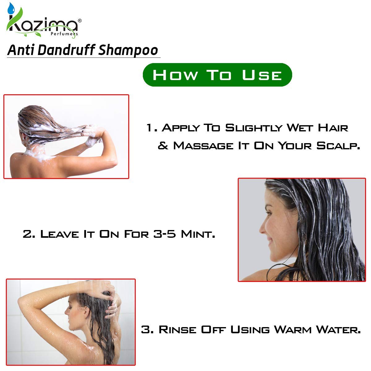 KAZIMA Amla Shikakai Reetha Shampoo with Milk Protein & Multivitamins - 200ml (Pack of 2) | Natural Hair Growth & Scalp Care for Dry, Damaged Hair | Perfect for Daily Use & Ayurvedic Hair Treatment