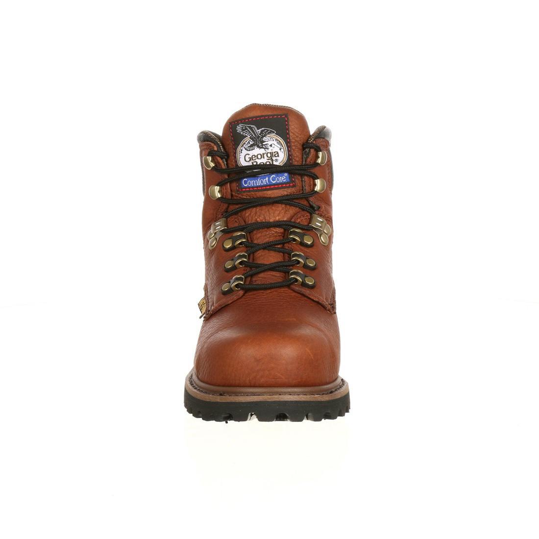 6-Inch Steel Toe Work Boots with Internal Metatarsal Guard - Heavy Duty Safety Shoes for Construction, Warehouse & Industrial Work