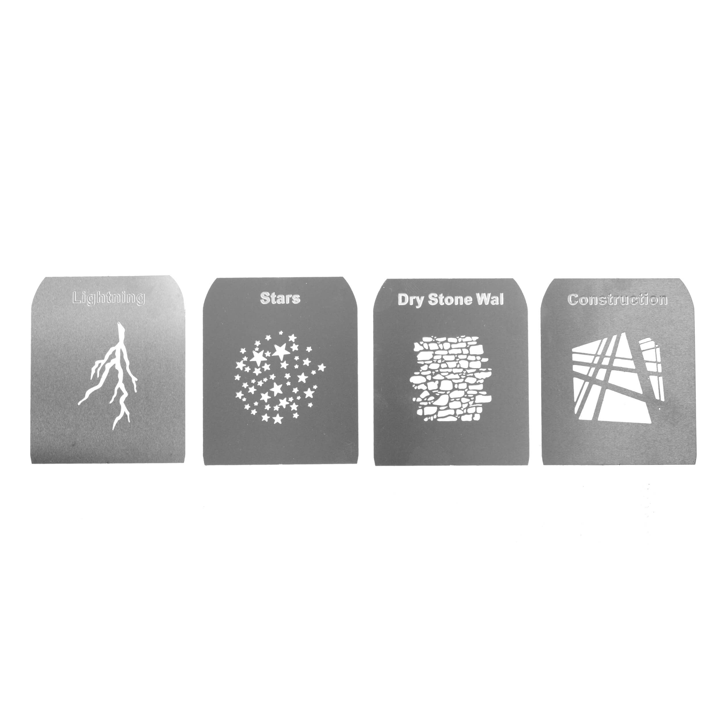 Metal Gobo Plates for Spot Projectors - Set H | High-Quality Projection Accessories | Perfect for Stage Lighting, Events & Theatrical Shows