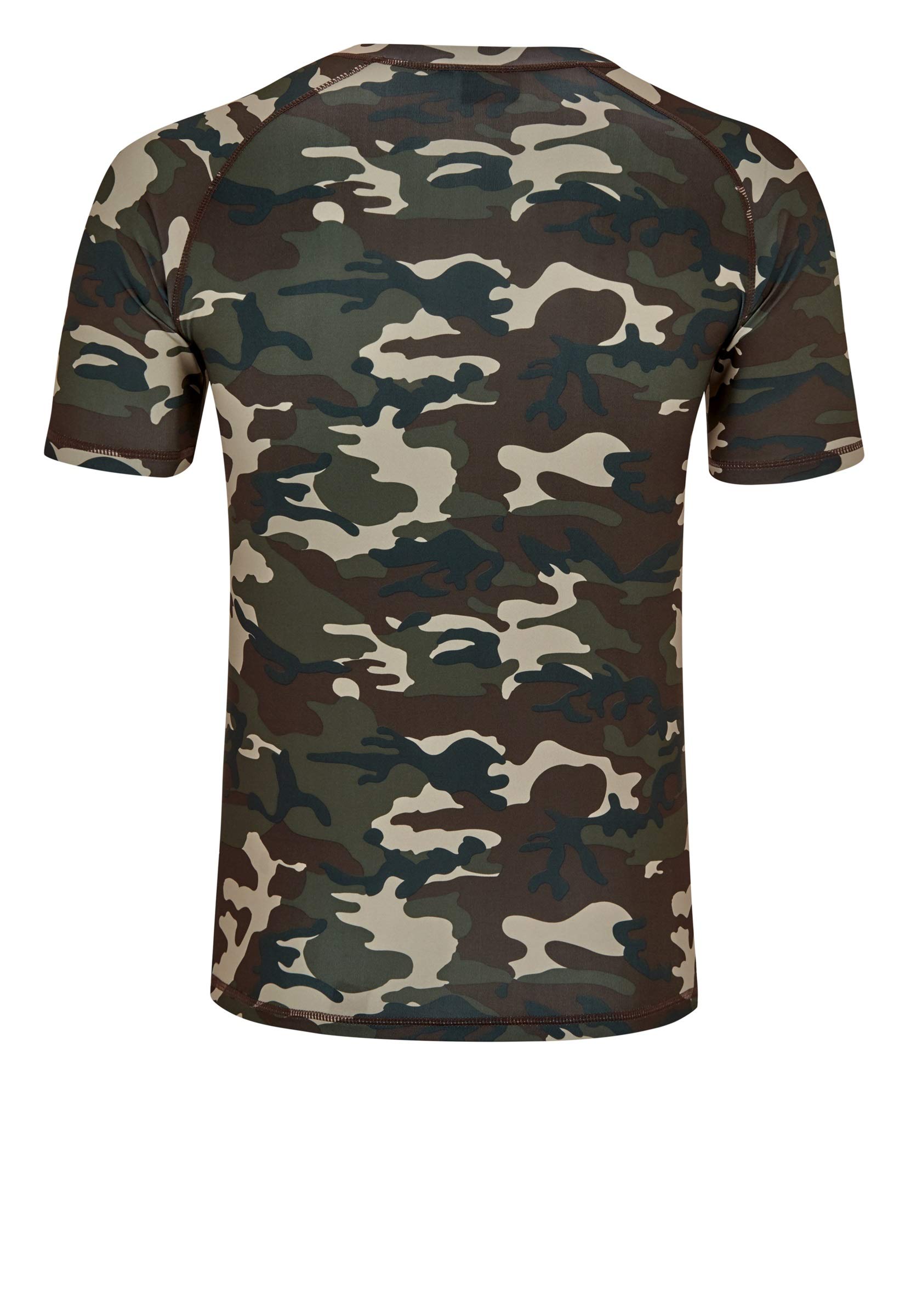 Deerfield Men's T-Shirt - Soft Cotton Crew Neck Tee for Casual Wear | Comfortable Everyday Shirt for Work, Gym & Outdoors