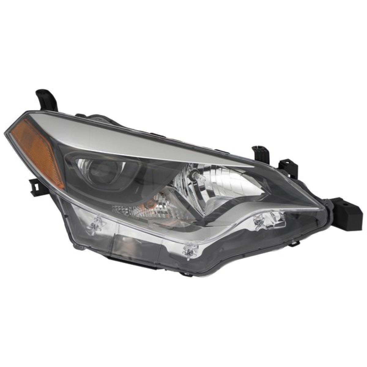 EAGLE EYES TY1233-B101R LED Headlight Assembly for 2014-2014 Toyota Corolla - Right Passenger Side Replacement | Durable Bright Lighting for Night Driving & Enhanced Visibility