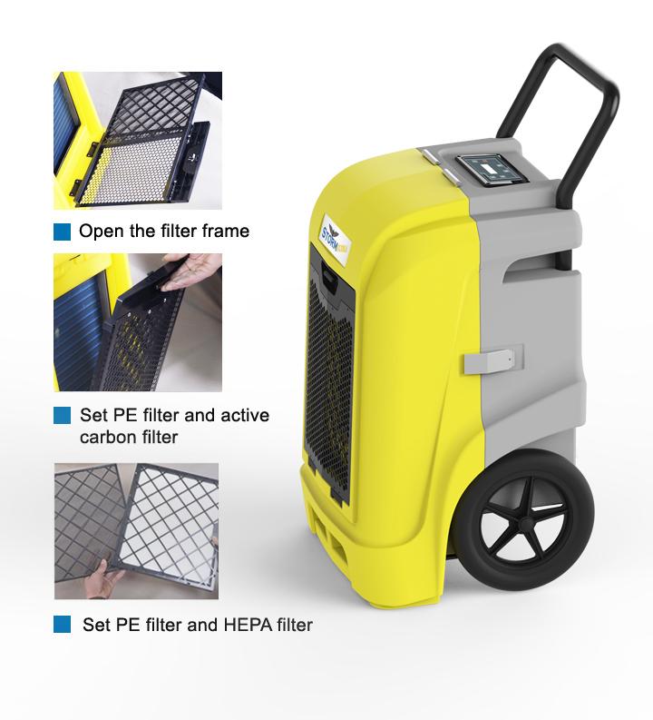 AlorAir Storm Ultra WiFi Dehumidifier - 90 Pints with LGR Technology & Condensate Pump - Ideal for Water Damage Restoration, Basements, and Large Spaces