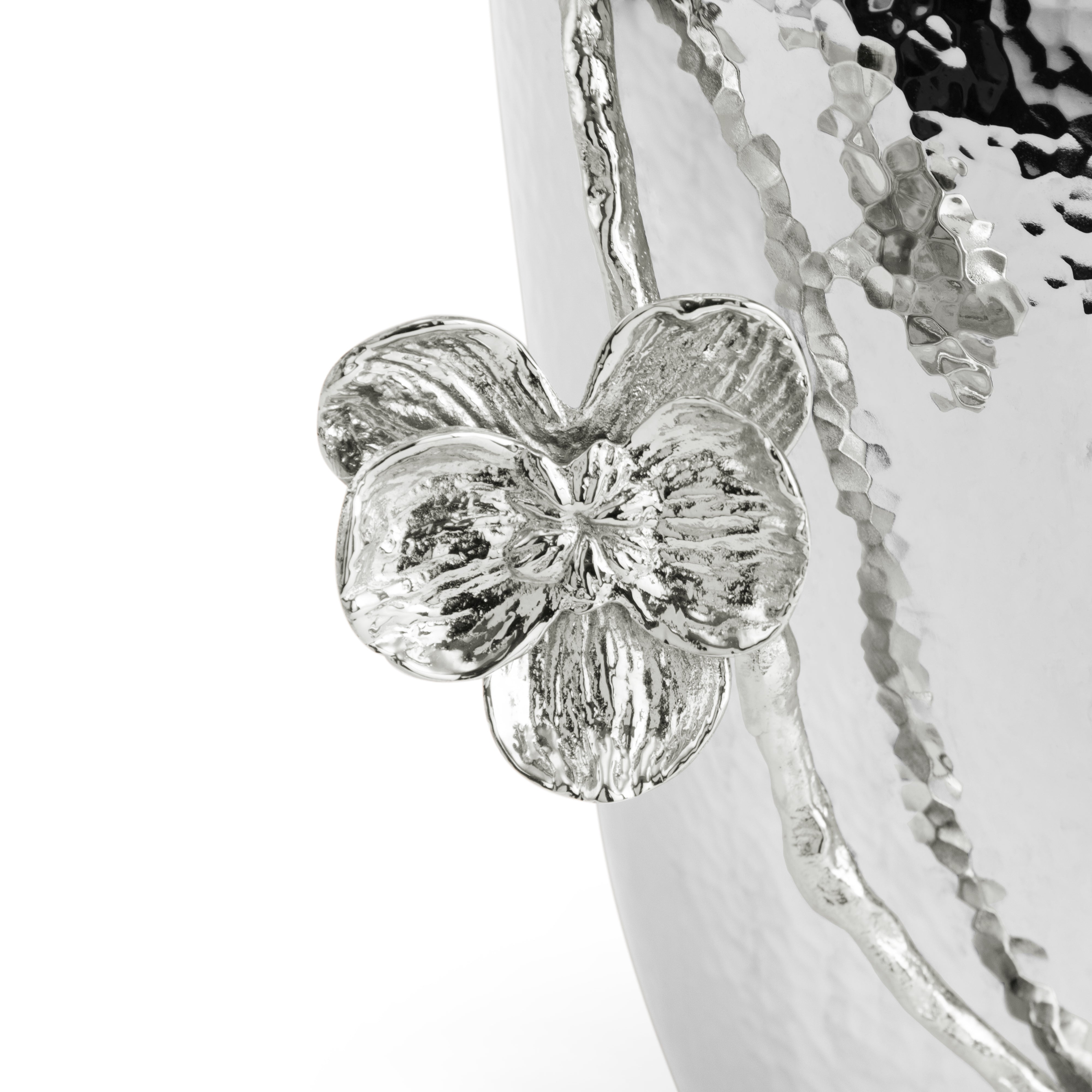 Elegant White Orchid Vase - Modern Ceramic Flower Pot for Home Decor, Wedding Centerpieces & Office Desk Accessories