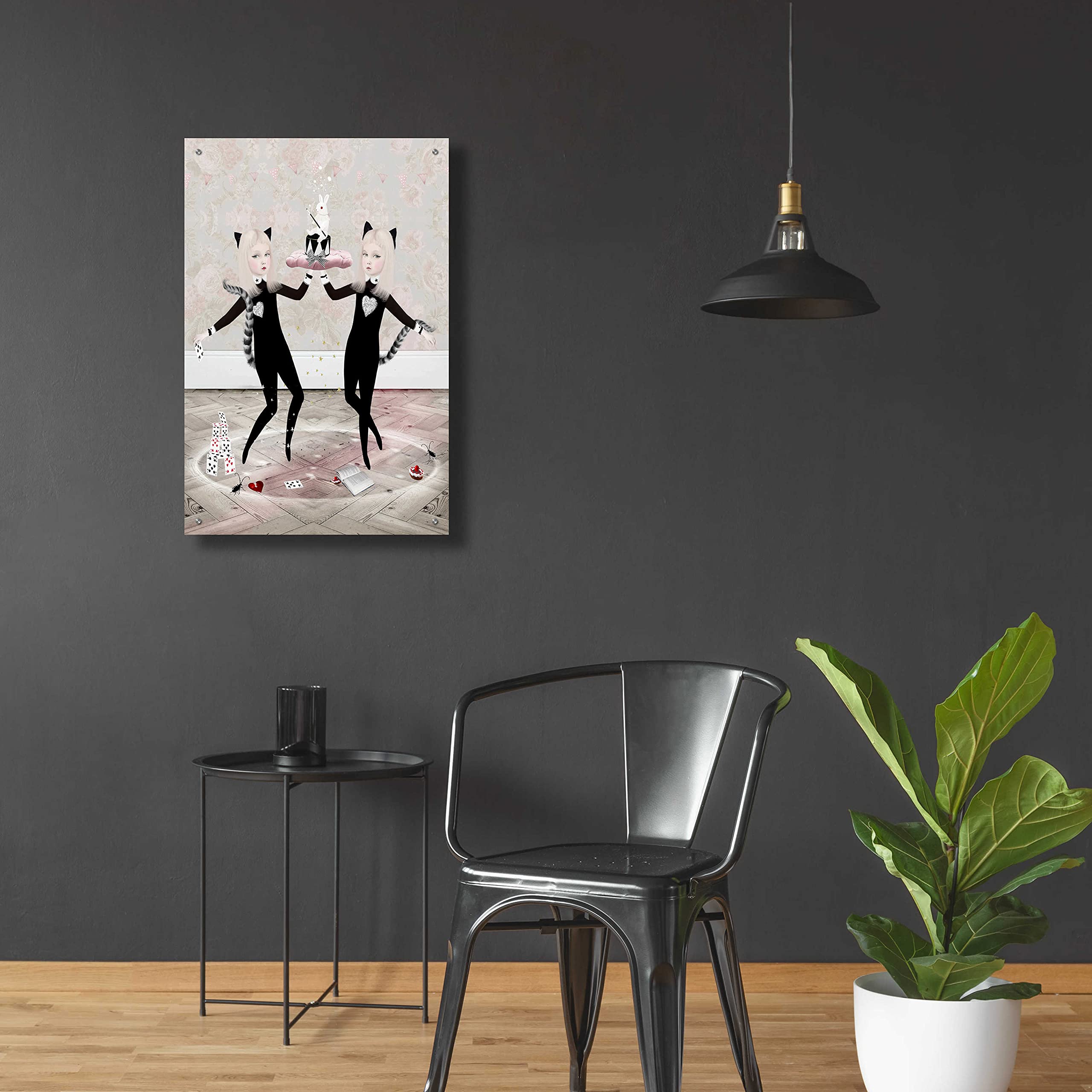Epic Art 'The Newmars' by Art & Ghosts - Premium Acrylic Glass Wall Art Print 24x36 Inches - Modern Home & Office Decor for Living Room, Bedroom or Gallery