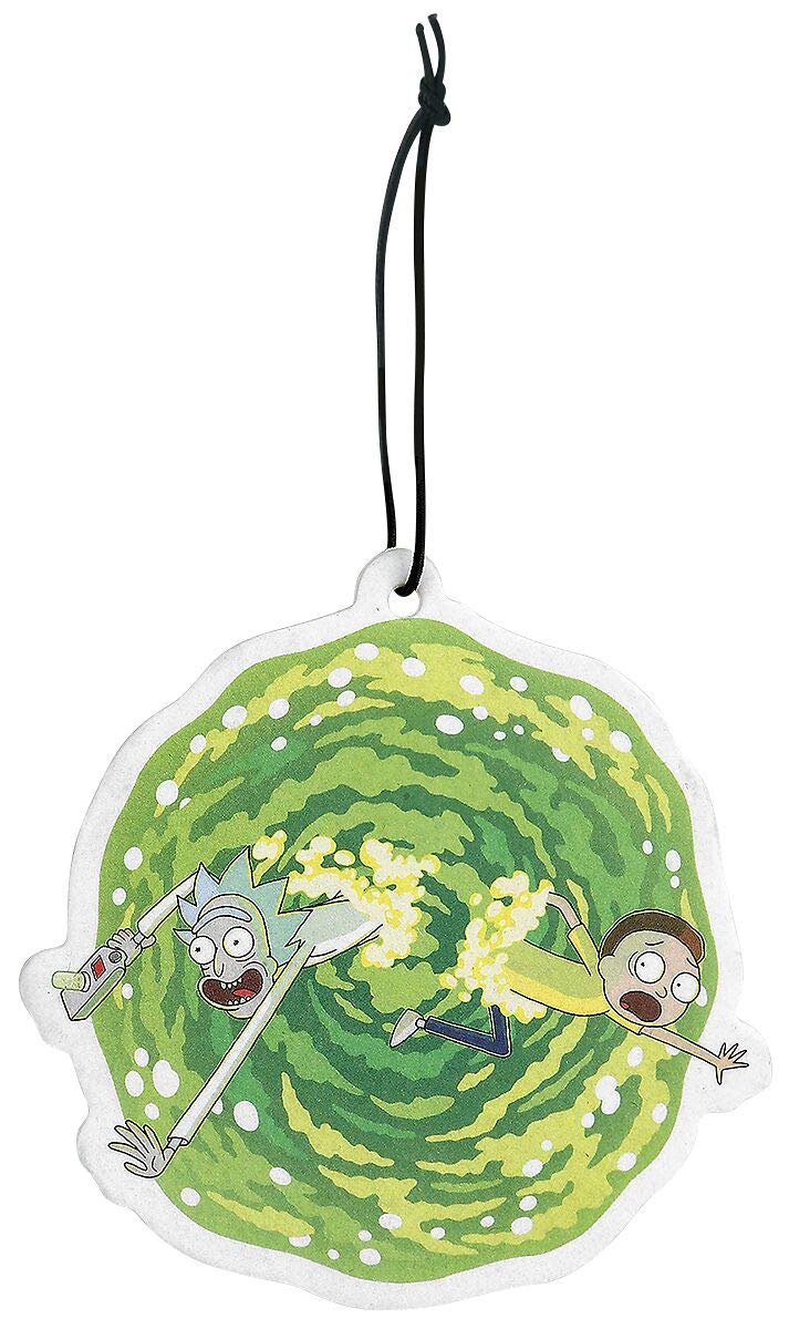 Official Rick and Morty Car Air Freshener - Funny Cartoon Scented Hanging Decor for Vehicles, Home & Office | Perfect Gift for Fans