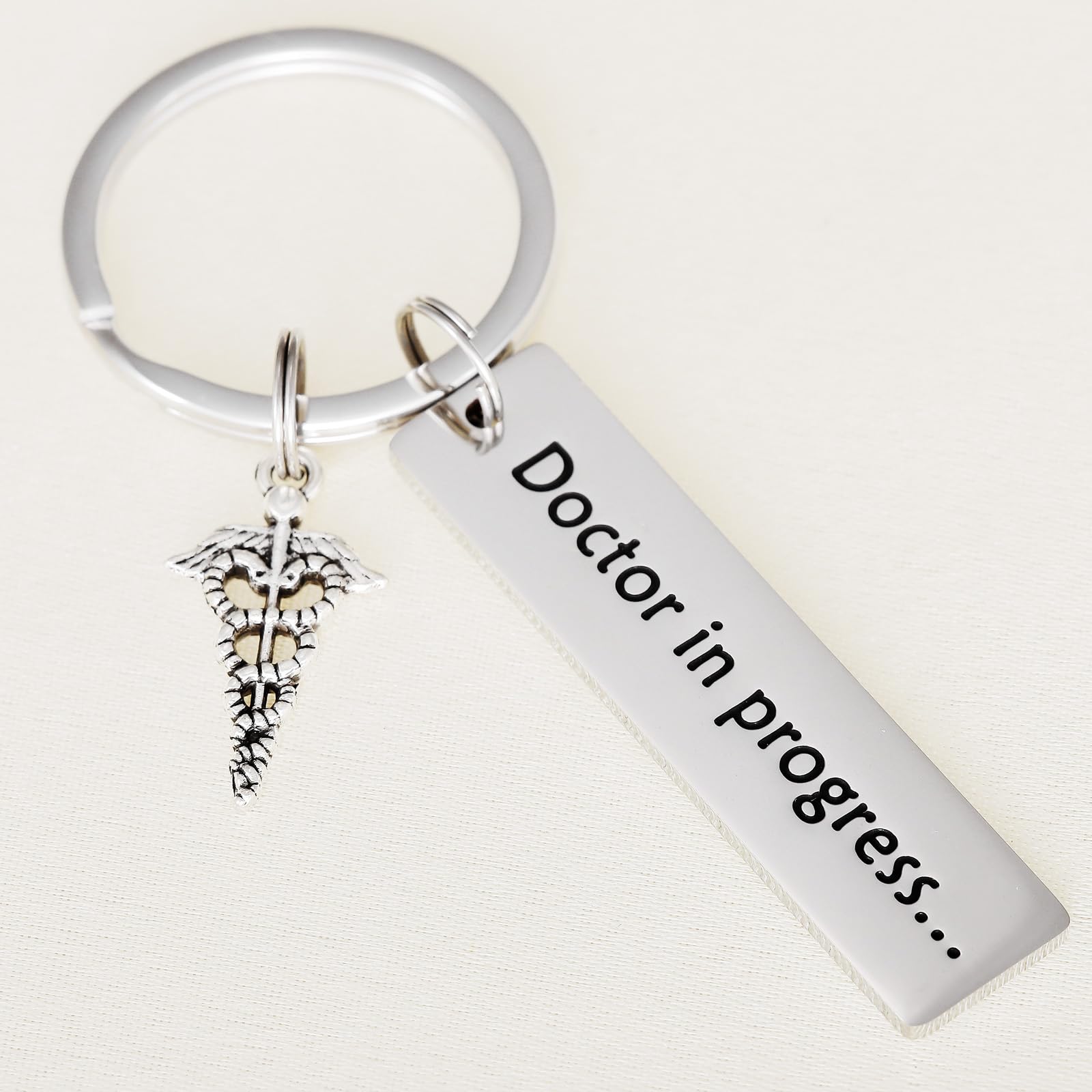 Premium Engraved MD Keychain - Unique Doctor Gift for Graduation, Appreciation & Medical Professionals - Perfect for Nurses, Surgeons & Healthcare Workers