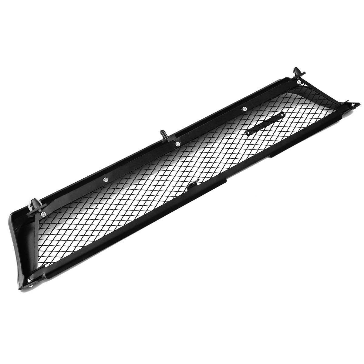 Glossy Black Racing Grille Front Bumper Cover for Toyota Corolla AE101 (1993-1997) - Wagon Style Mesh Design - Enhances Airflow & Aggressive Look - Perfect for Car Enthusiasts & Street Racing Upgrades