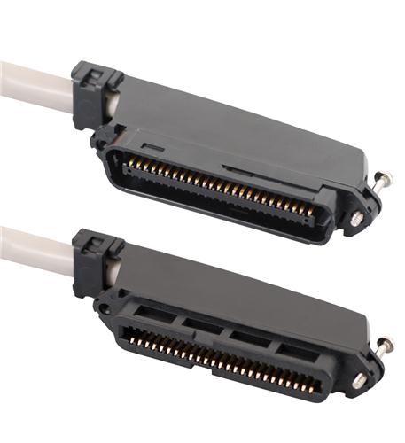 25 Pair Shielded Cable Assembly, Male to Female, 90 Degree, 25ft - ICC ICPCSTFM25 - Ideal for Networking, Telecommunications & Data Center Installations