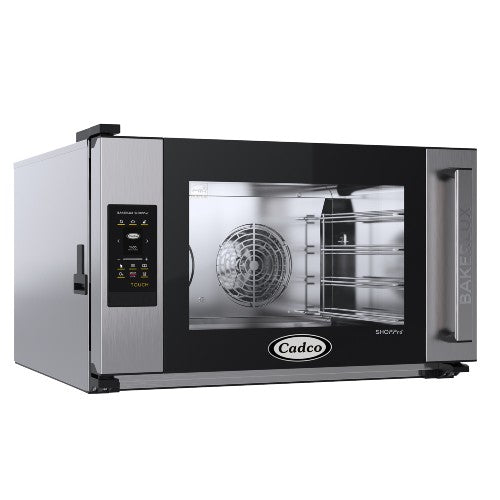 Commercial-Grade Cadco XAFT 04FS TR Bakerlux TOUCH Heavy Duty Full-Size Convection Oven - Perfect for Bakeries, Restaurants & Large-Scale Food Production