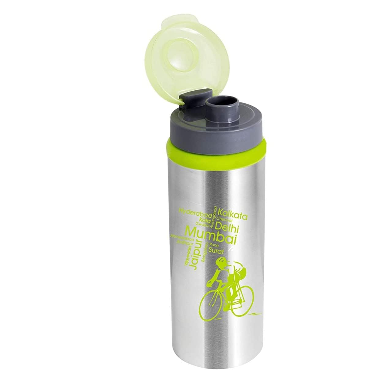 D ZOVAG Unbreakable 800ml BPA-Free Water Bottle with Leakproof Lid - Lightweight, Eco-Friendly, Dishwasher & Refrigerator Safe - Ideal for Gym, Hiking, Travel & Everyday Use (Pack of 1)