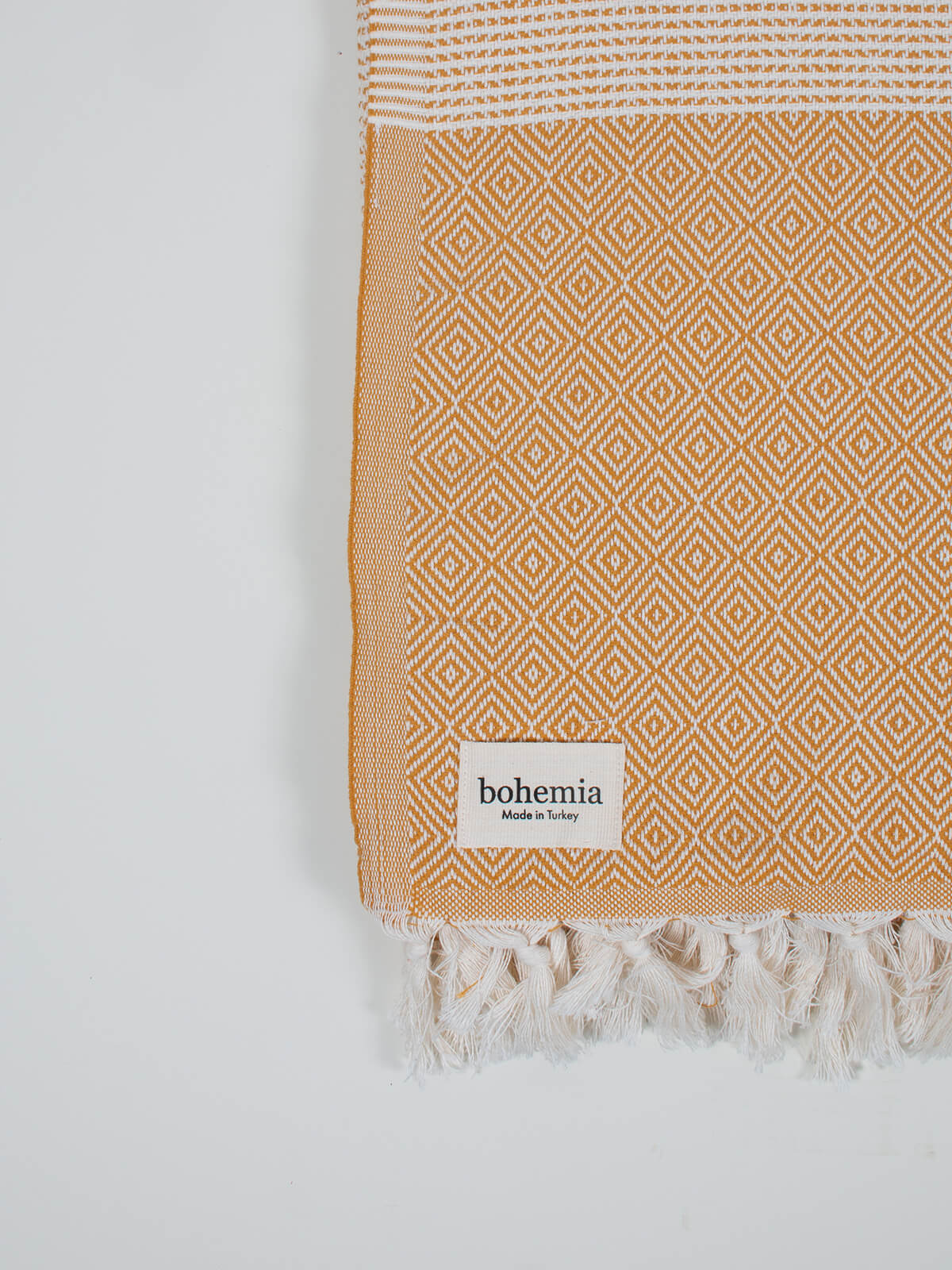 Premium Nordic Dot Hammam Towel - Soft & Absorbent Mustard Turkish Bath Towel for Spa, Beach, Yoga & Home Decor