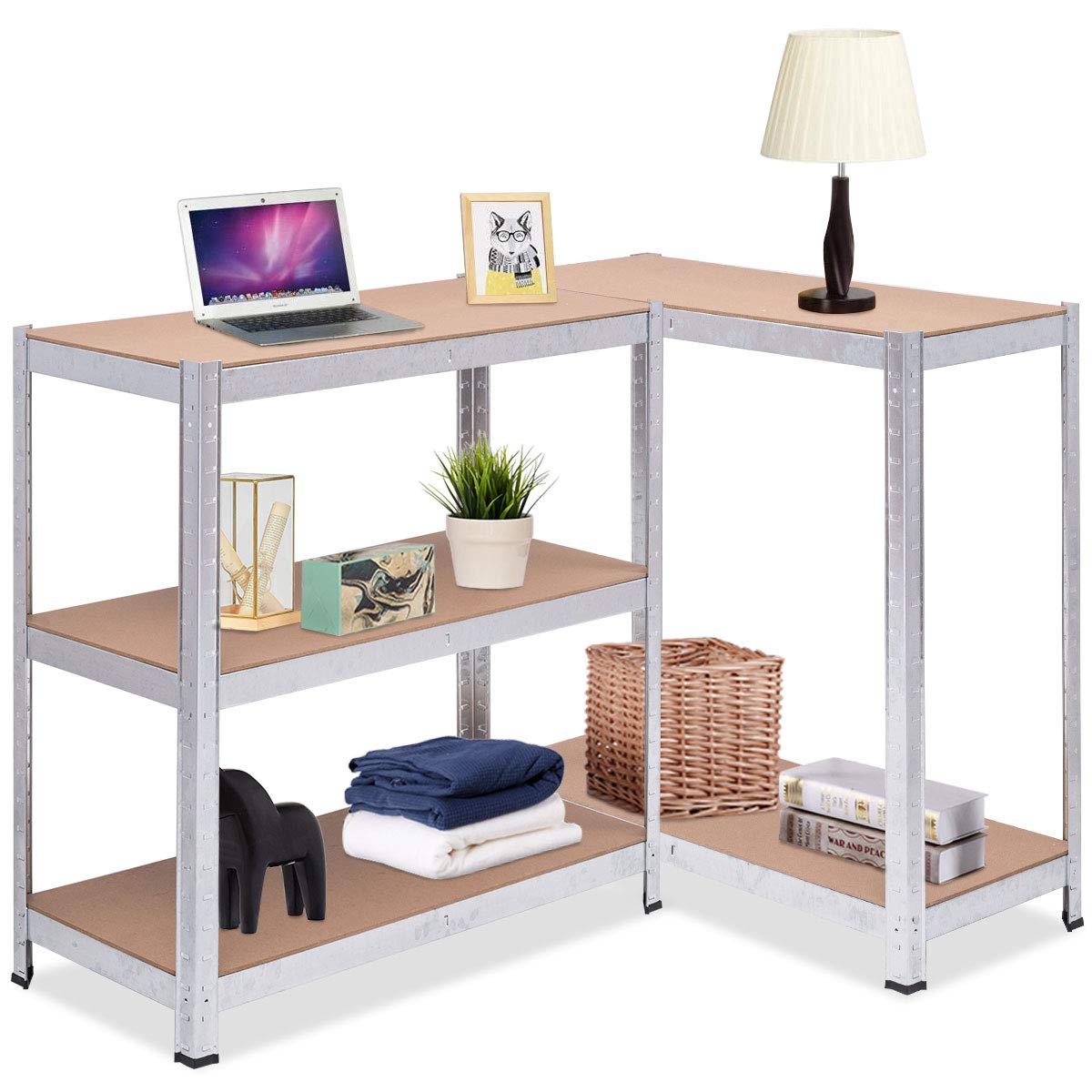 Giantex 5-Tier Heavy Duty Steel Shelving Unit - 36