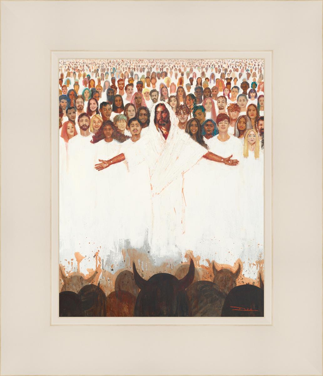 Fear Not, For They That Be With Us Are More - Inspirational Christian Wall Art for Home & Office Decor - Perfect for Living Room, Bedroom, or Gift Giving
