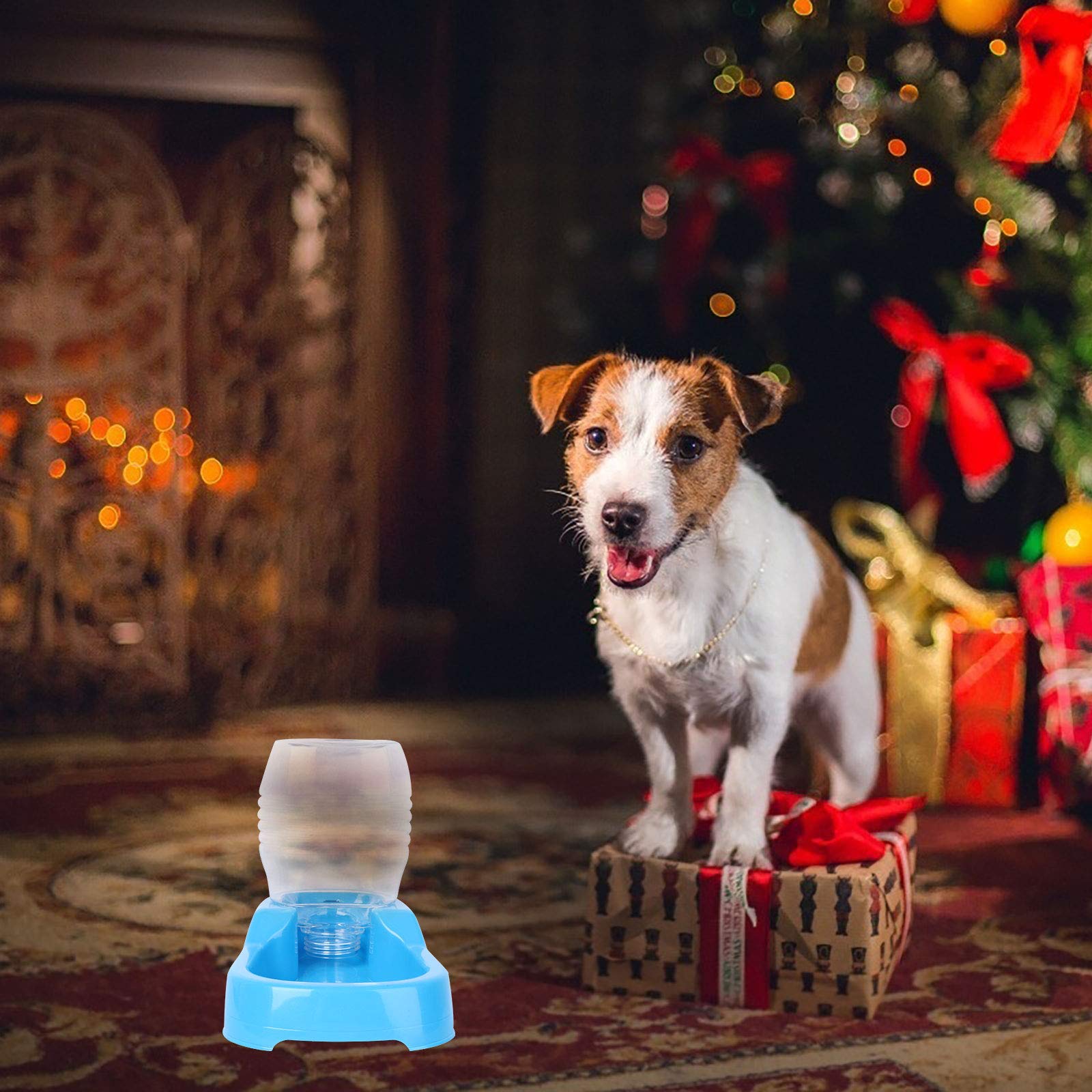 Automatic Pet Feeder and Water Dispenser - Portable Cat & Dog Food Bowls with Bottle for Travel, Home, and Outdoor Use - Perfect for Dogs, Cats, and Small Pets