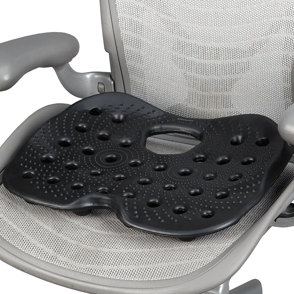 SitzRight Seat Cushion - Orthopedic Gel Memory Foam Cushion for Office Chair, Car & Wheelchair - Pressure Relief for Back Pain & Tailbone Support - Ideal for Long Sitting, Driving & Post-Surgery Recovery