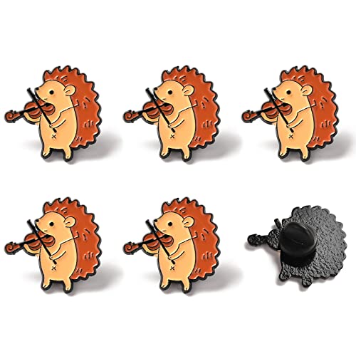 10pcs-28x28x11mm-bisque hedgehog with violin