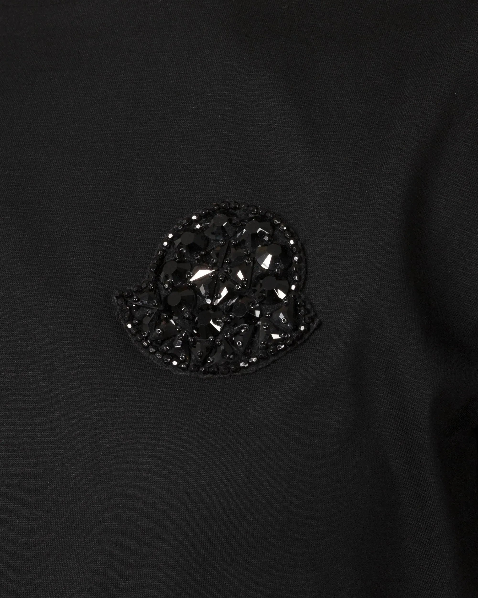 Embellished Black Logo T-Shirt for Men & Women | Stylish Casual & Streetwear Fashion | Perfect for Everyday Wear, Outings & Gifting