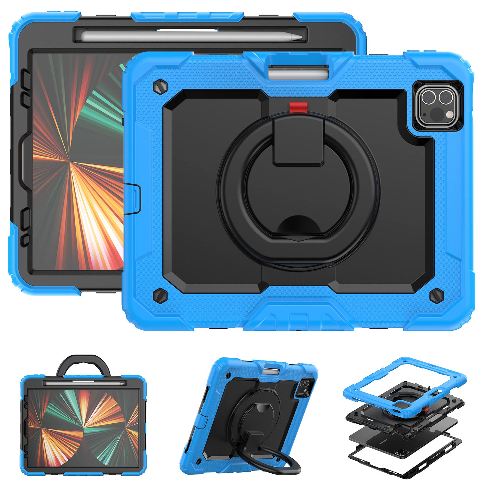 **Shockproof Heavy Duty Case for iPad Air 5/Air 4 10.9